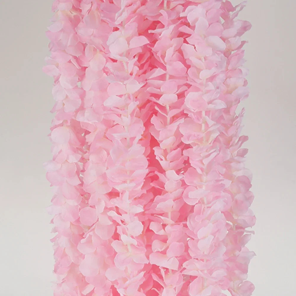 guirlande fleurs artificielles blanc rose violet petites fleurs décoratives romantiquesintérieur mariage anniversaire