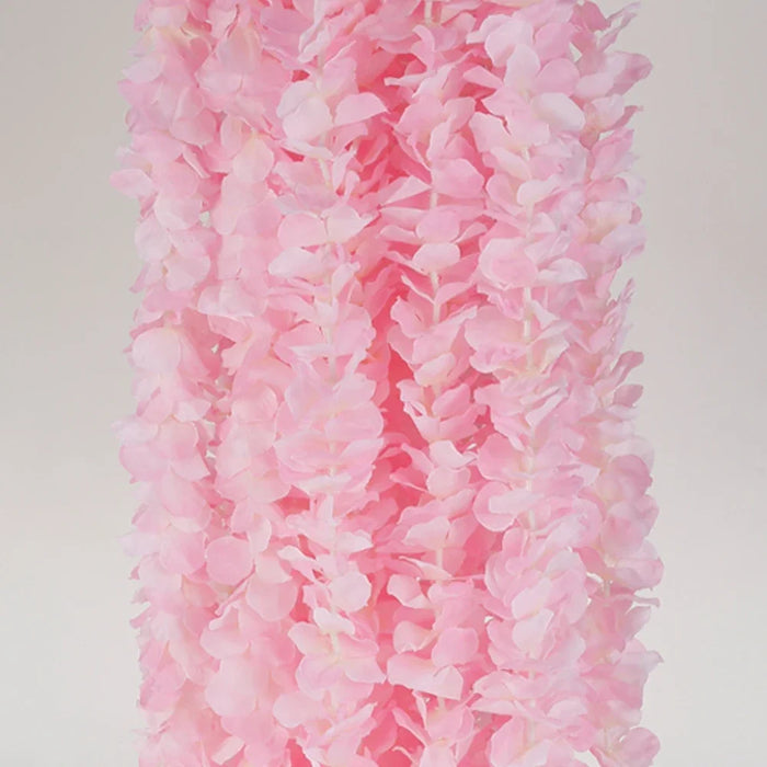 guirlande fleurs artificielles blanc rose violet petites fleurs décoratives romantiquesintérieur mariage anniversaire