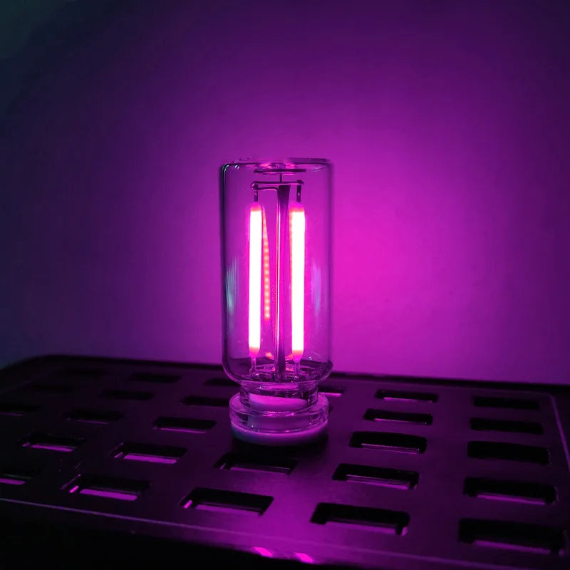 veilleuse usb led moderne nuit chambre adhésive couleurs transparentes blanc chaud 360degagement