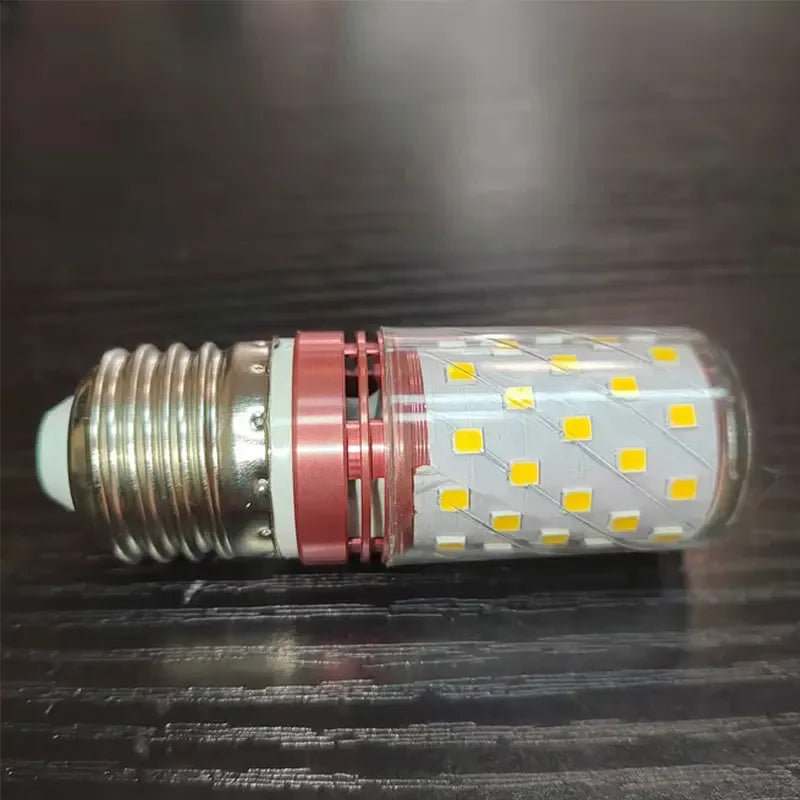 ampoule led transparente cuivre blanc carrés dorés 360° moderne e14 2700k 6500k 250 lumens