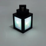 lanterne décorative murale led pixelisée minecraft 16 couleurs télécommande rechargeable