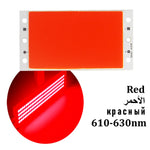 panneau led rouge blanc jaune 94x50mm modernes 16w 1600lm 12v
