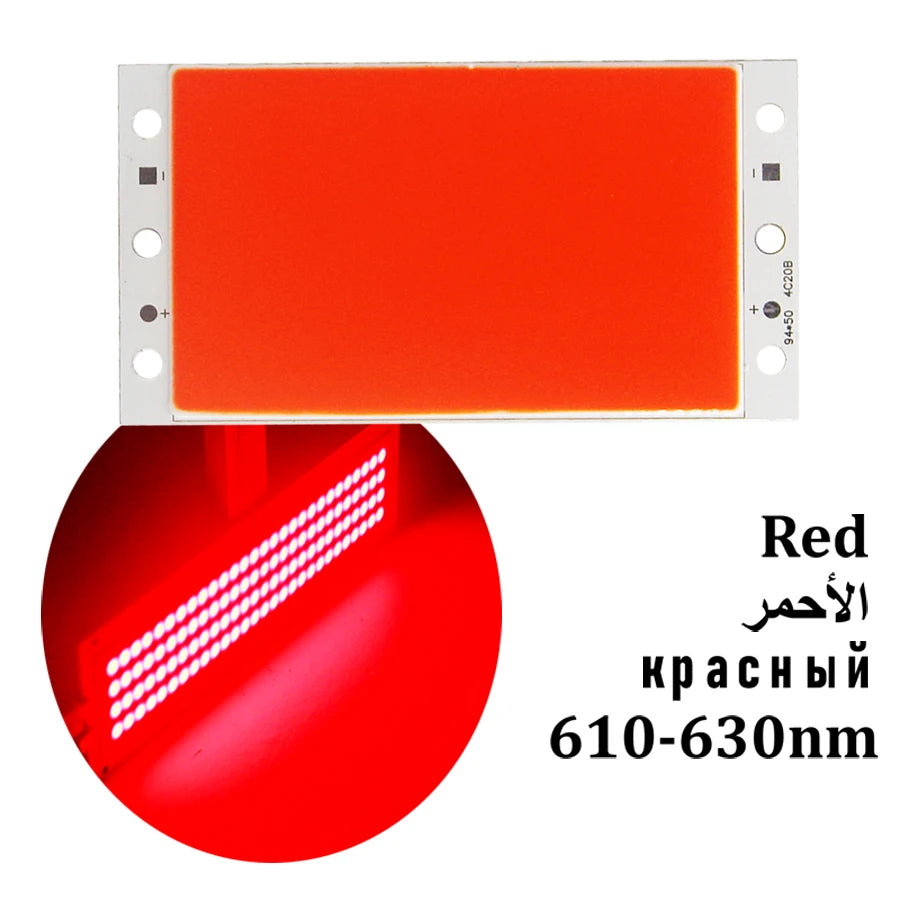panneau led rouge blanc jaune 94x50mm modernes 16w 1600lm 12v