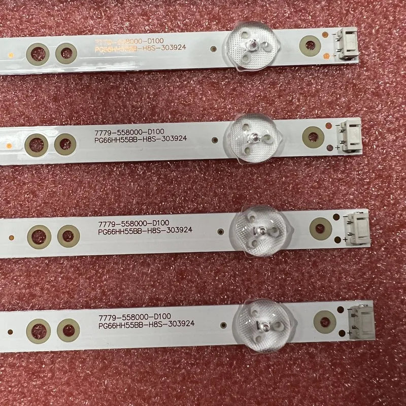 bandes rétroéclairage led blancs modernes téléviseur fixés connecteurs