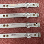 bandes rétroéclairage led blancs modernes téléviseur fixés connecteurs