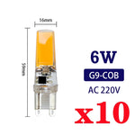 ampoules led g4 g9 e14 3w 6w blanc chaud jaune modernes lustre chambre 20000h
