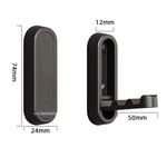 porte sacs pliables adhésifs modernes noir doré minimaliste 74x24mm 1pc 2pc 3pc 4pc