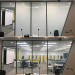 Panneaux séparation blanc opaques modernes protection privée uv diy autoadhésifs