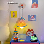lampe pendante rouge blanche bleue carreaux pinocchio ours kirby chambre étudiant