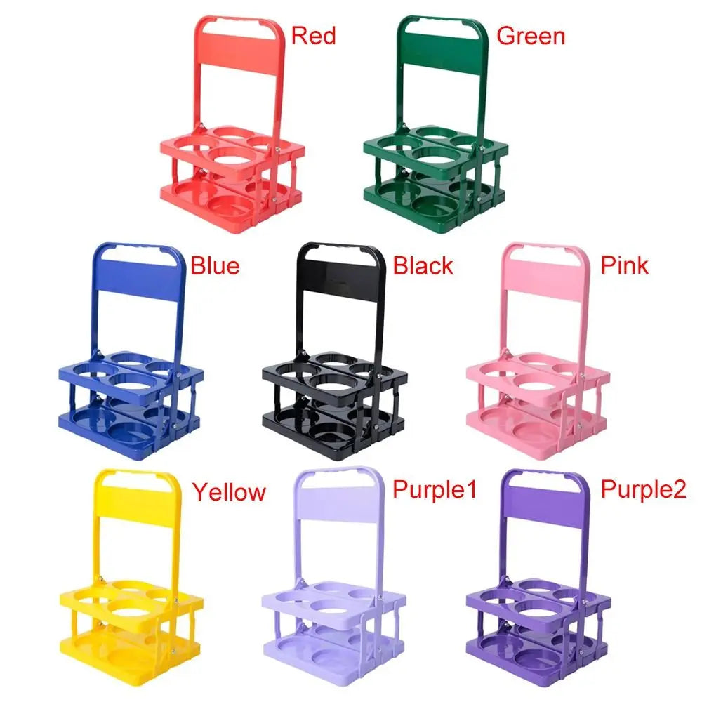 porte verres pliables compartiments verres moderne pratique rouge vert bleu noir rose jaune violet