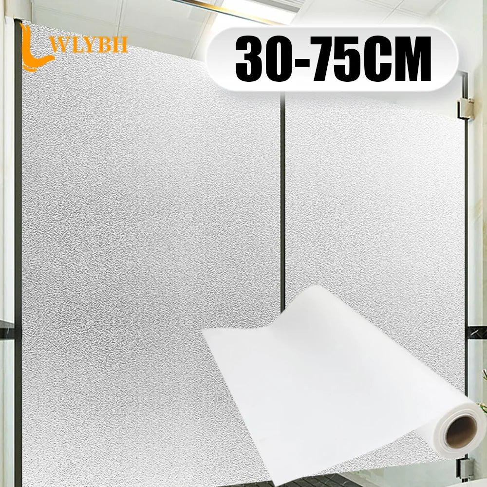 film confidentialité blanc froissé adhésif moderne isolation thermique uv 30x100cm 30x200cm 30x300cm