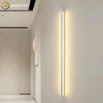 lampe murale led moderne minimaliste blanche fixée mur 100cm 120cm 150cm