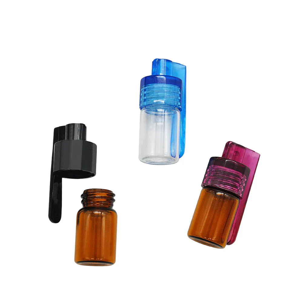 flacons parfum bleu transparent rose contemporains capsules variées dimensions disponibles