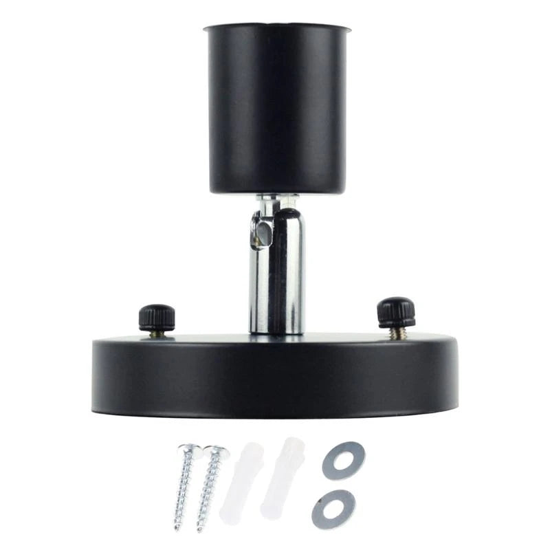 supports lampe moderne vis bronzé noir blanc minimaliste lisses brillants