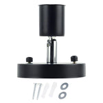 supports lampe moderne vis bronzé noir blanc minimaliste lisses brillants