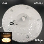 plafonnier led rond blanc moderne clips fixation 12w 18w 24w 36w 110240v