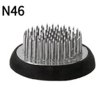 support floral argent noir moderne adhésif pointu rond fixe arrangement vase