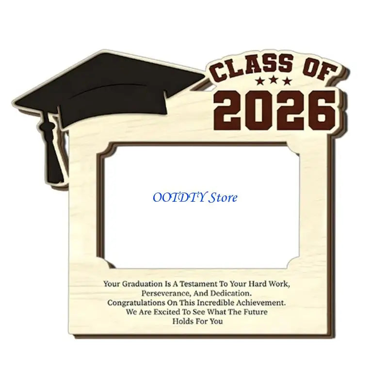 cadres photo bois naturel gravés décoration graduation photos imprimées variés durable
