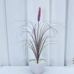 plantes artificielles herbe roseaux oignon fleurs vert clair moderne intérieur décoration expos anniversaire