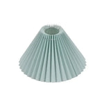 lampe table moderne abat jour plissé rouge blanc vert beige bleu clair rose noir