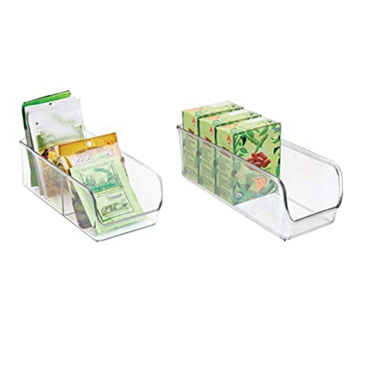 organisateur rangement transparent moderne compartiments cuisine épices condiments boîtes stockage visibilité organisation alimentos saschettes