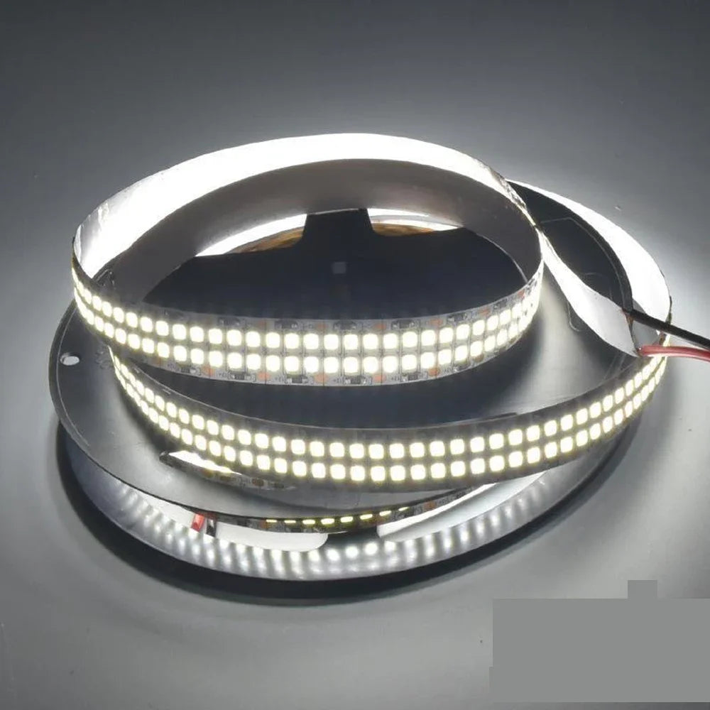 ruban led 12v 24v 480leds blanc chaud adhésif moderne 5m 3500k blanc naturel