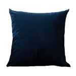 coussin carré velours bleu marine moderne 30x50cm 45x45cm décoration sofa lit voiture