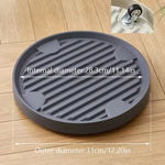 support plante gris blanc rayures horizontales moderne portable amovible robuste