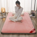 matelas pliable épais matelassé gris texture moderne automne hiver polyester