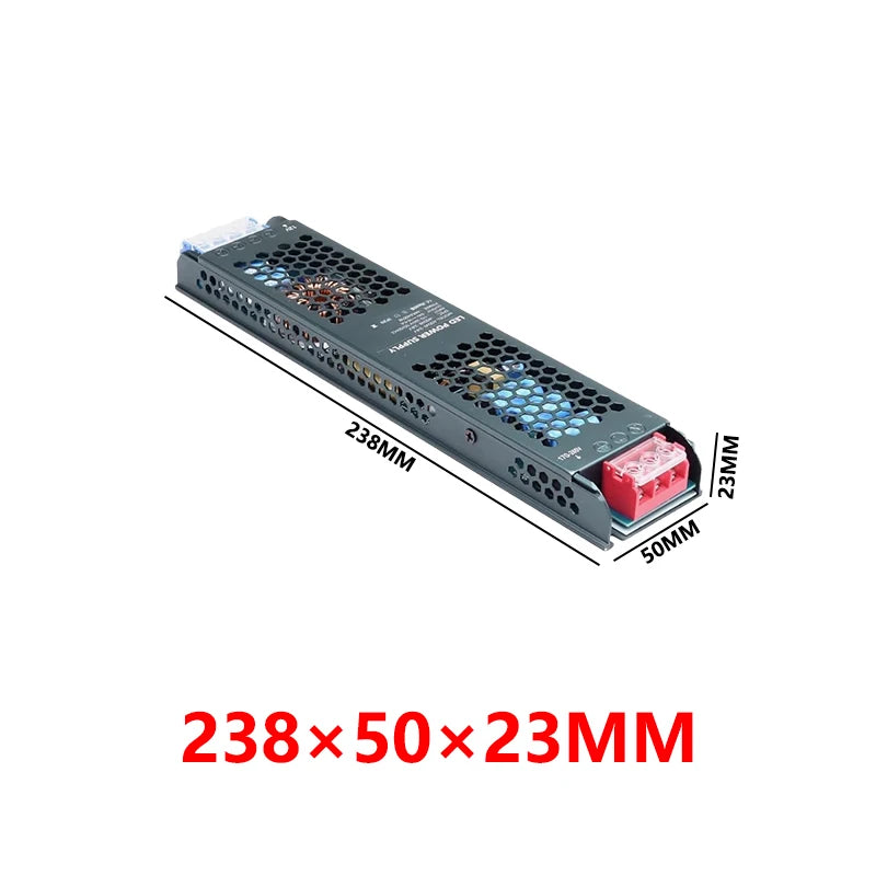transformateur led alimentation 12v 24v 60w 100w 150w 200w 300w 400w industrielle ventilation noire