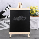 tableau noir classique portable taille grande texture grainée élégants dorés écriture craie enfants pratique