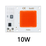 lampe led culture plantes 5w 10w 20w 30w 50w blanc orange moderne 120° 30000h