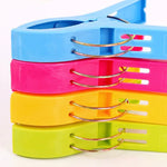 pinces linge modernes plastique rose vert bleu jaune opaques
