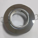Anneau fixation LED noir argent chrome doré moderne