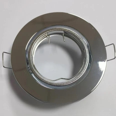 Anneau fixation LED noir argent chrome doré moderne
