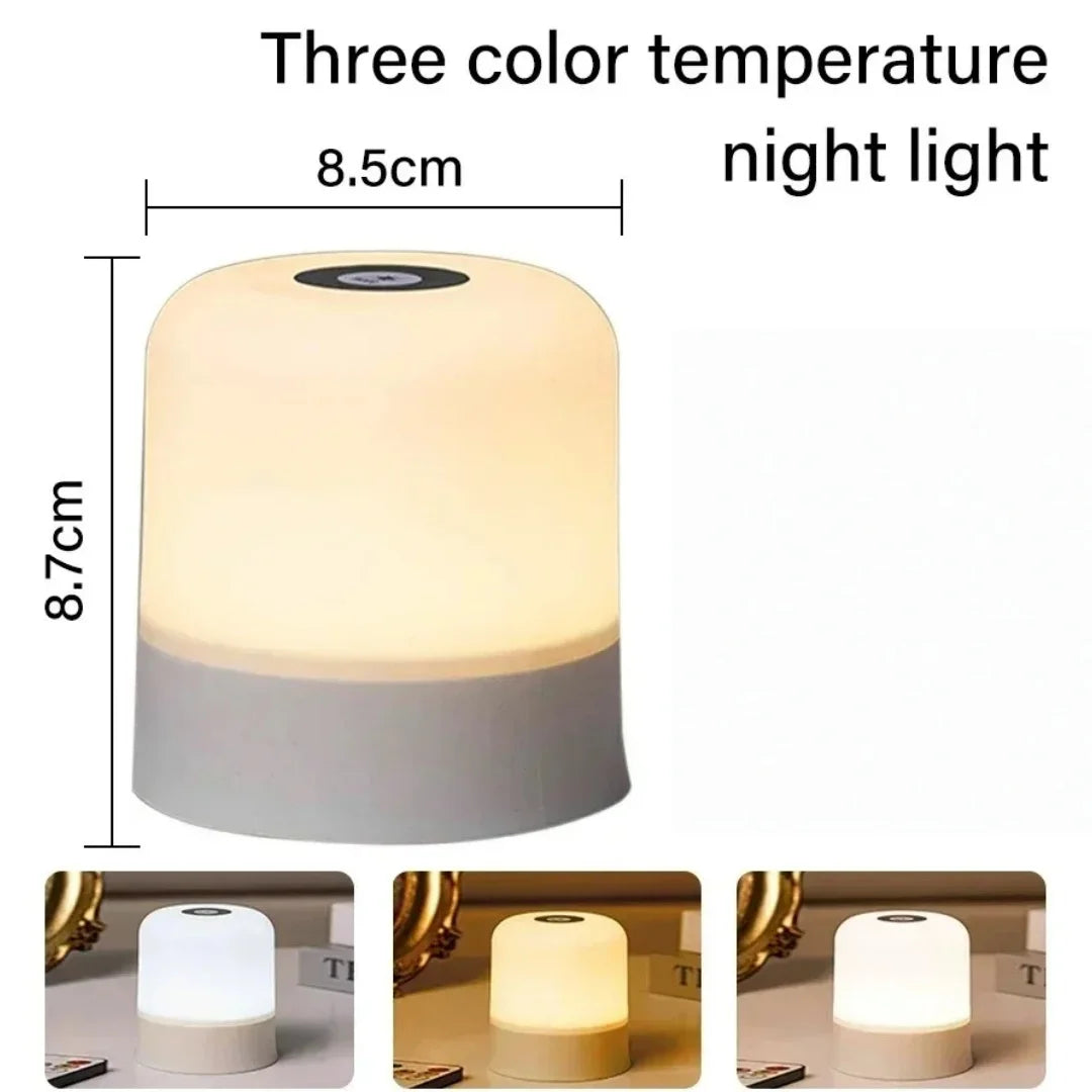 lampe led tactile usb blanc ombre douce moderne flux lumineux 60 249 veilleuse rond