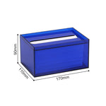 boîte mouchoirs transparente acrylique moderne maison table manger décoration intérieure