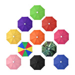 voiles d'ombre moderne parapluie piquet fixe protection uv plantes multicolore opaques