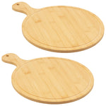 planche découper bambou rustique multifacteurs pizza charcuterie dessert servir garnir alimentos bếp gỗ tự