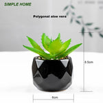 plantes artificielles bonsaï vertes modernes pot poterie décoration intérieure extérieure jardin