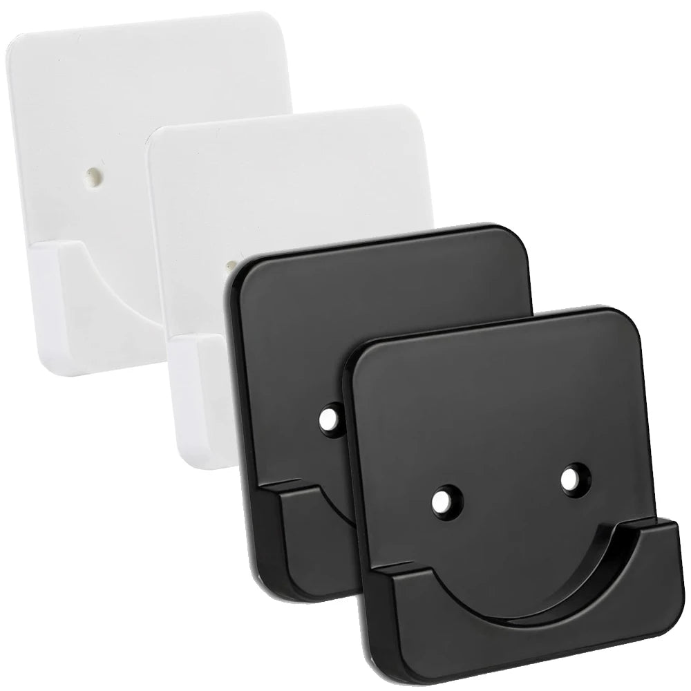 support mural rideau douche blanc noir vis clips respectueux environnement moderne