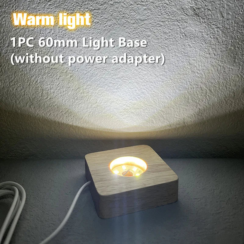 lampe led moderne bois naturel blanc texture bois câble usb commande led minimaliste