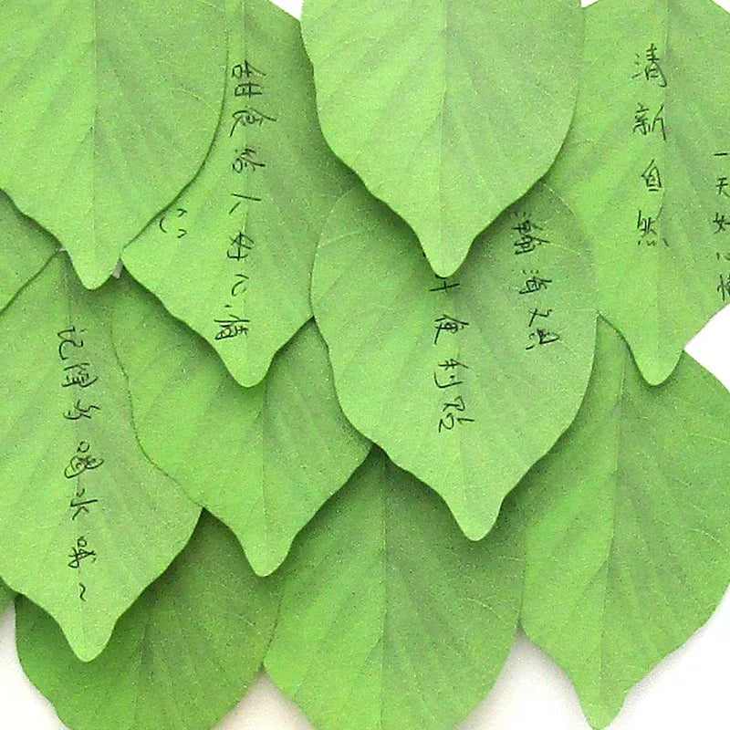 feuilles decoratives adhésives vert veines feuilles texture naturelle imprimé facile utiliser 9.5cm 6.2cm