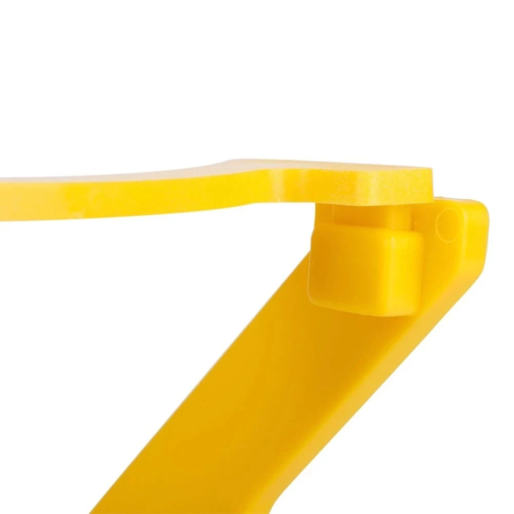 support seau miel apiculture plastique jaune fonctionnel accessoire utilitaire extraction abeilles jardin apiariumoutil