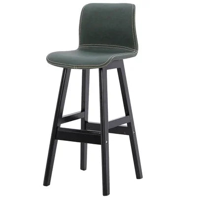 tabouret bar moderne simili cuir noir vert marron gris maison reception commercial
