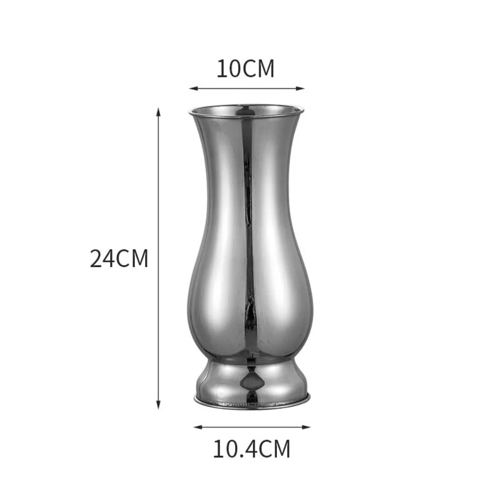 vases émaillés or argent élégants classiques brillants fleurs maison jardin