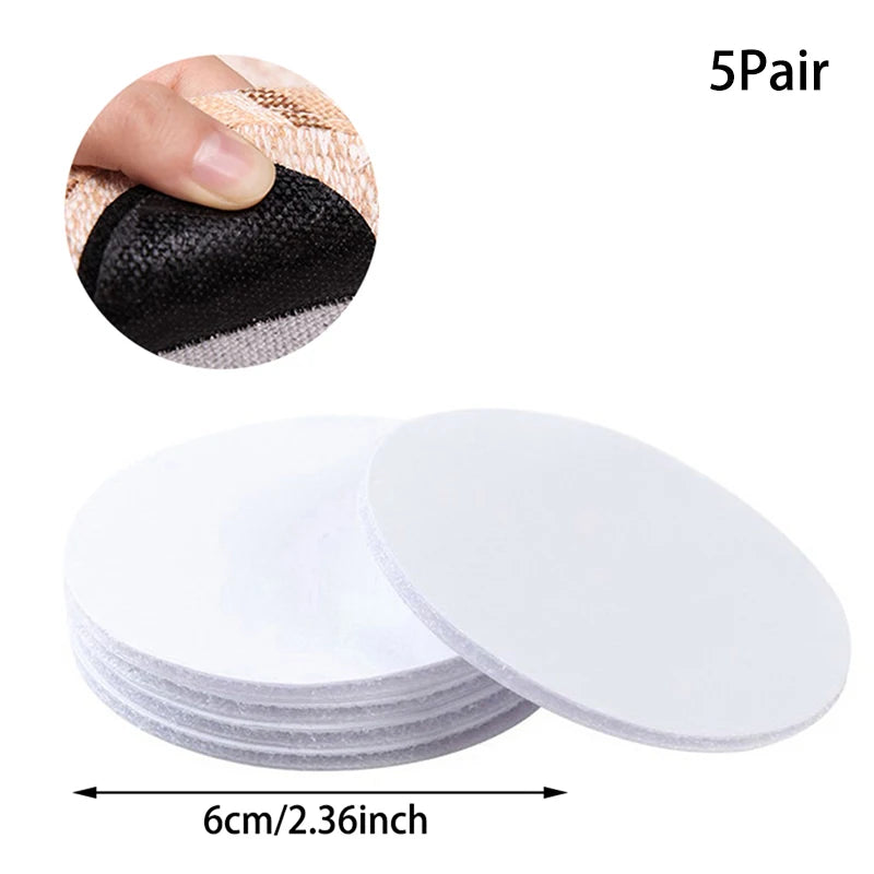 adhésifs antislip velcro antidérapants réutilisables noir blanc salle bain sécurité écologiques trapèze forme
