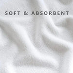 ensemble serviettes bain coton blanc broderie dorée monogramme luxe spa sport sport