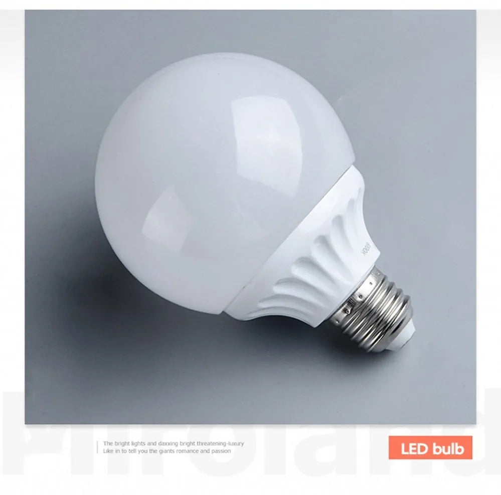 ampoule led e27 9w 15w blanc froit chaud globe 50000h moderne