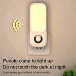 veilleuse nuit sans fil induction lumière blanche moderne adhésif tactile flash torch charge urgence
